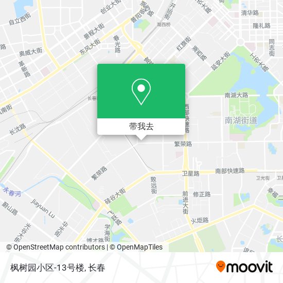 枫树园小区-13号楼地图