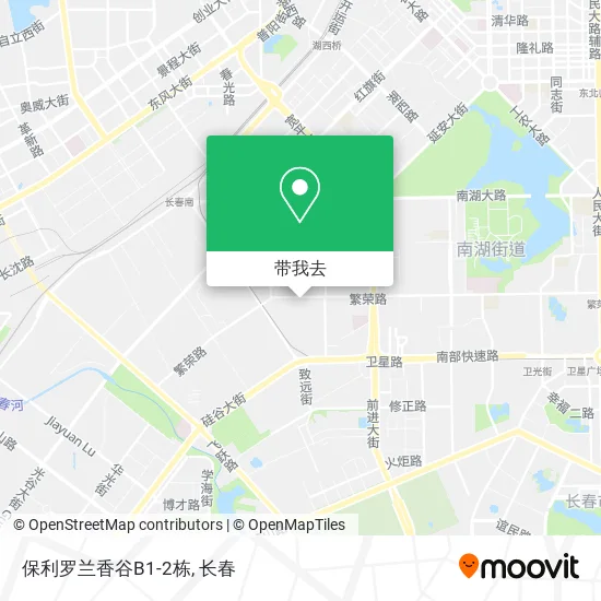 保利罗兰香谷B1-2栋地图