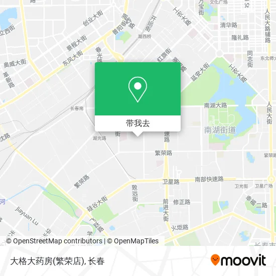 大格大药房(繁荣店)地图