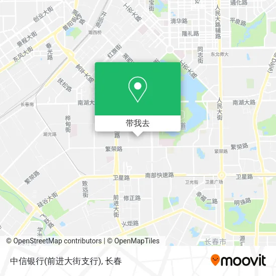中信银行(前进大街支行)地图