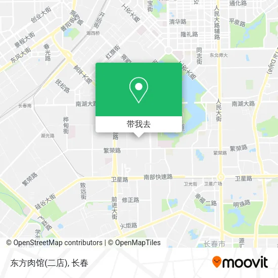 东方肉馆(二店)地图