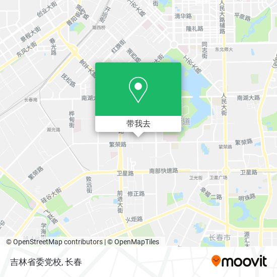 吉林省委党校地图