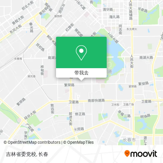 吉林省委党校地图