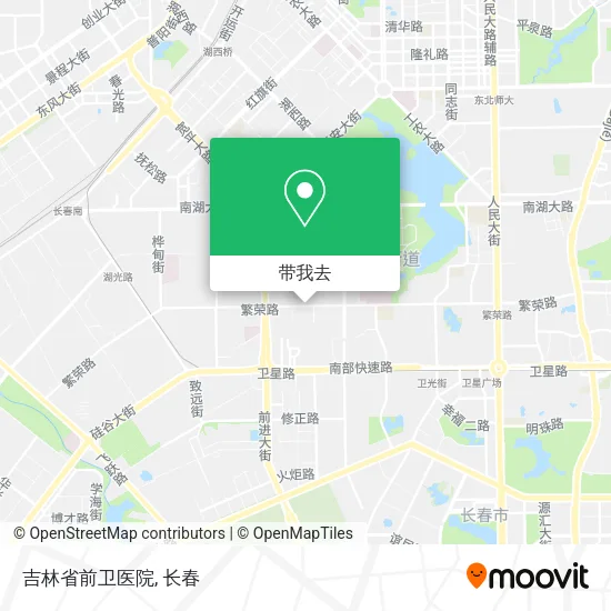 吉林省前卫医院地图