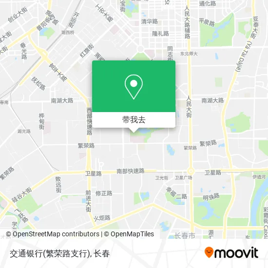 交通银行(繁荣路支行)地图