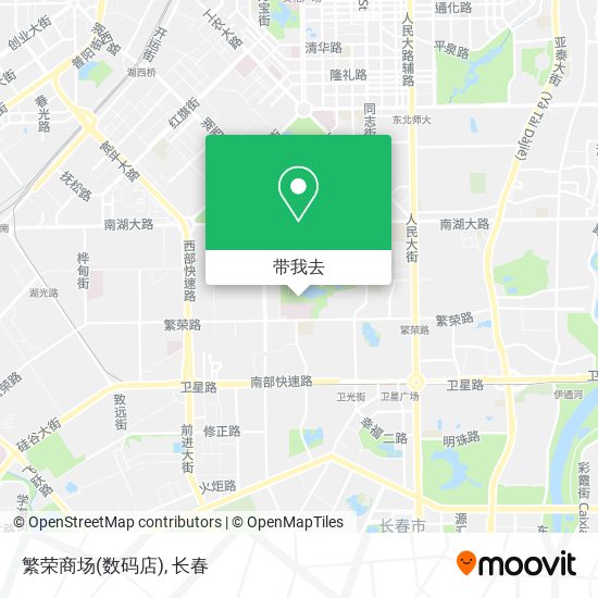繁荣商场(数码店)地图