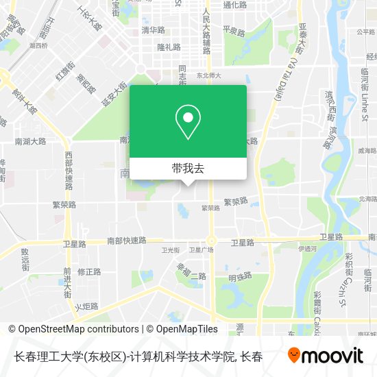 长春理工大学(东校区)-计算机科学技术学院地图