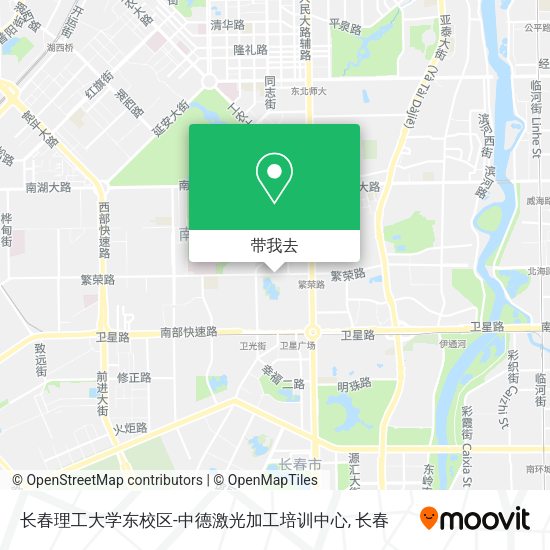 长春理工大学东校区-中德激光加工培训中心地图