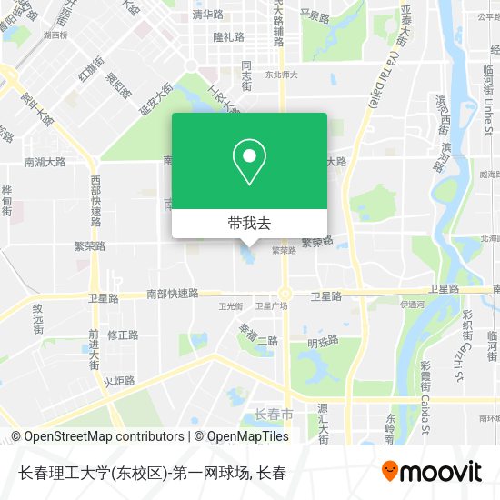 长春理工大学(东校区)-第一网球场地图