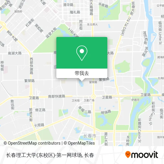 长春理工大学(东校区)-第一网球场地图