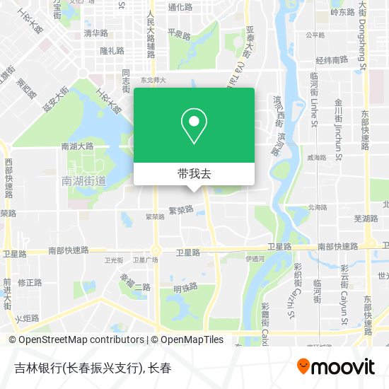 吉林银行(长春振兴支行)地图