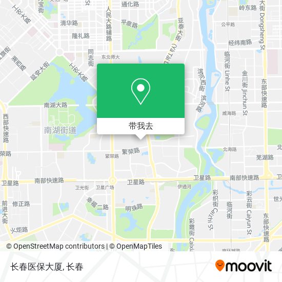 长春医保大厦地图