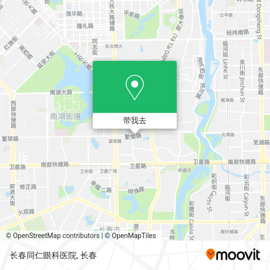 长春同仁眼科医院地图