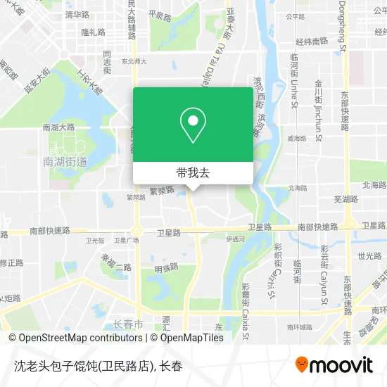 沈老头包子馄饨(卫民路店)地图