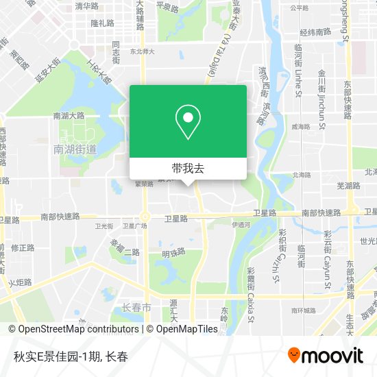 秋实E景佳园-1期地图