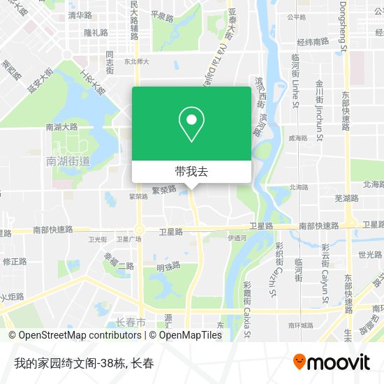 我的家园绮文阁-38栋地图