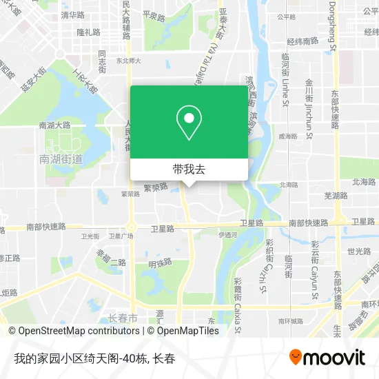 我的家园小区绮天阁-40栋地图