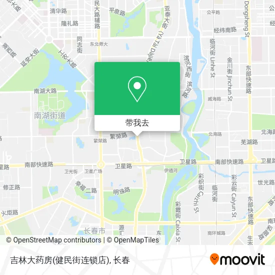 吉林大药房(健民街连锁店)地图