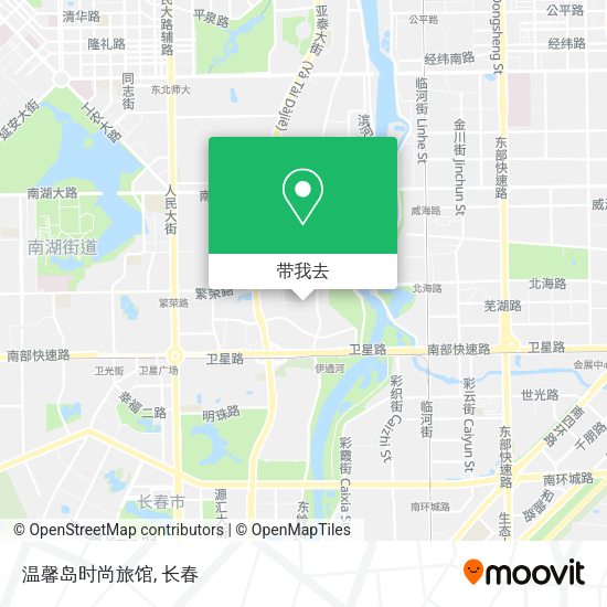 温馨岛时尚旅馆地图