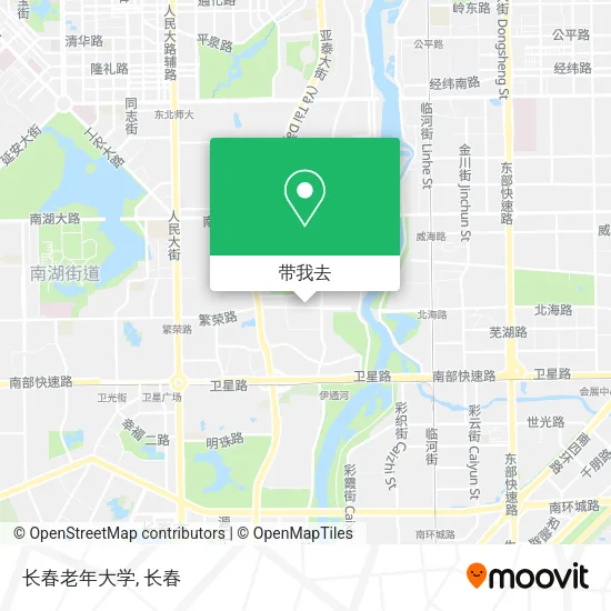 长春老年大学地图