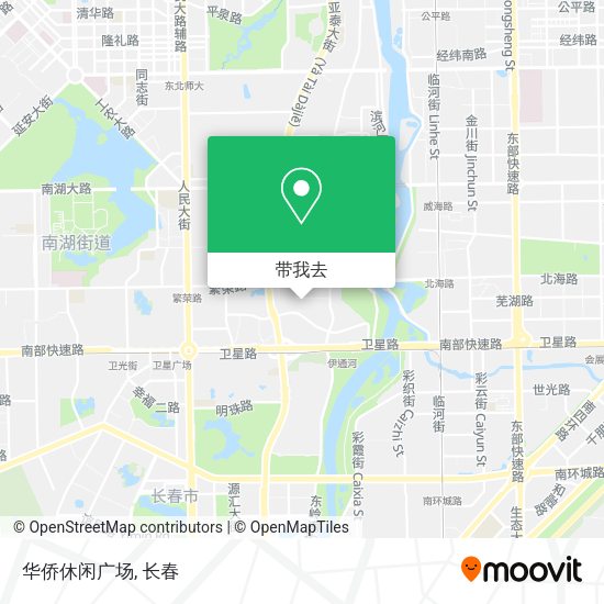 华侨休闲广场地图