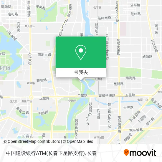 中国建设银行ATM(长春卫星路支行)地图