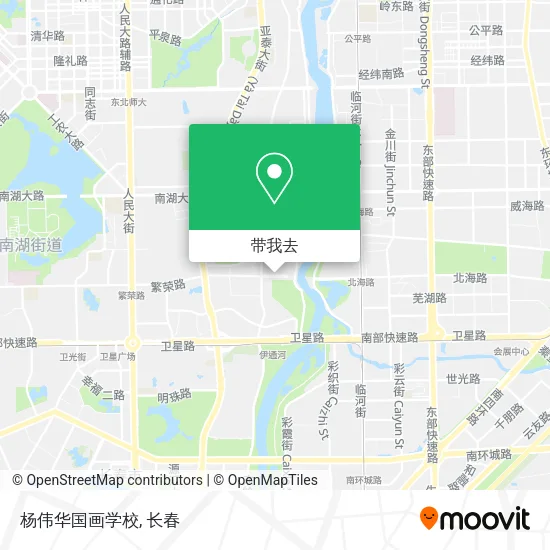 杨伟华国画学校地图