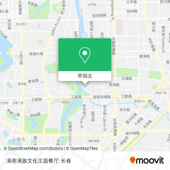 满巷满族文化主题餐厅地图