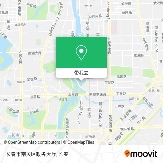 长春市南关区政务大厅地图