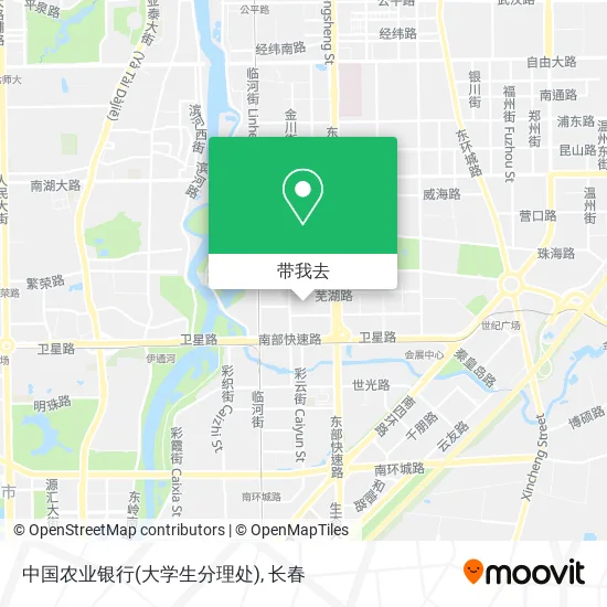 中国农业银行(大学生分理处)地图