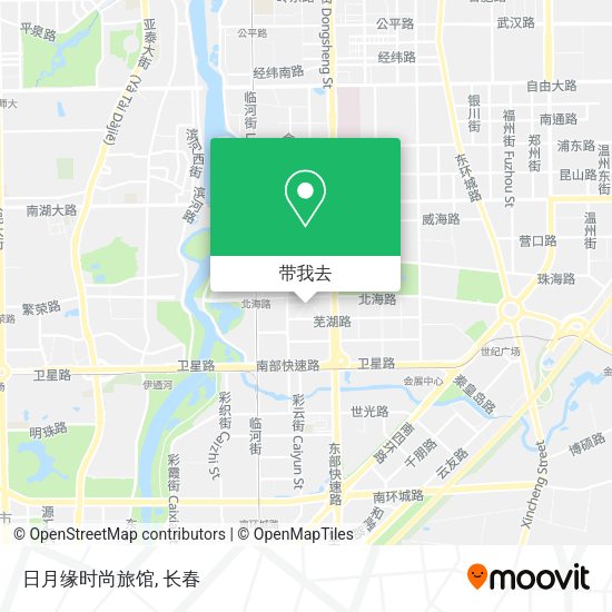 日月缘时尚旅馆地图