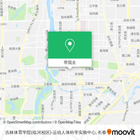 吉林体育学院(临河校区)-运动人体科学实验中心地图