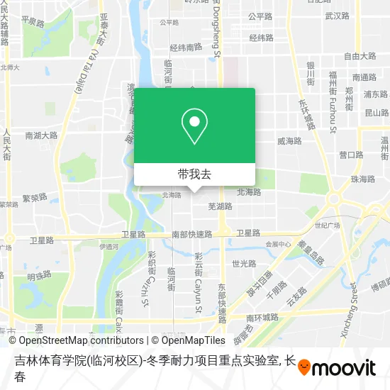 吉林体育学院(临河校区)-冬季耐力项目重点实验室地图