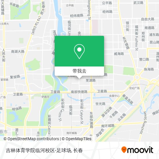 吉林体育学院临河校区-足球场地图