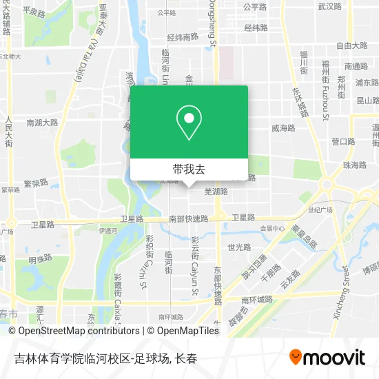 吉林体育学院临河校区-足球场地图