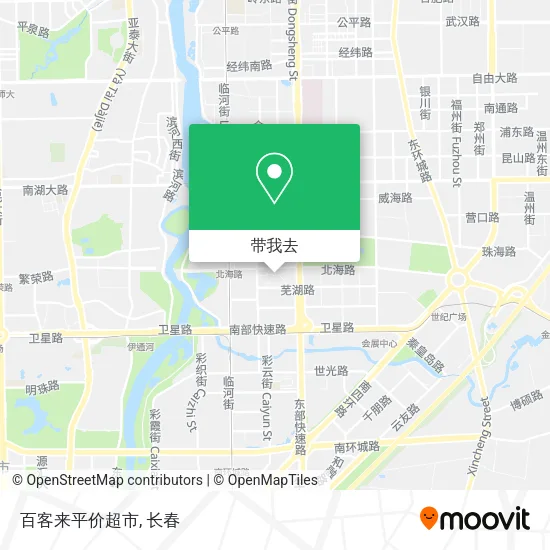 百客来平价超市地图