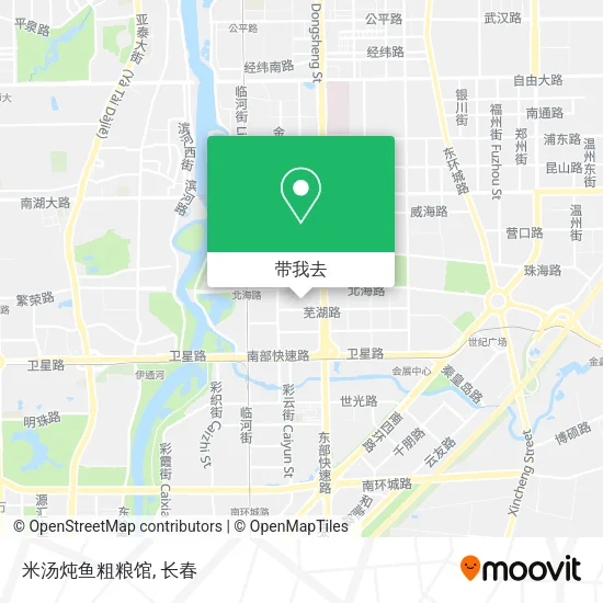 米汤炖鱼粗粮馆地图