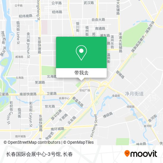 长春国际会展中心-3号馆地图