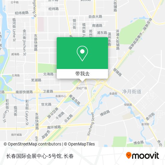 长春国际会展中心-5号馆地图