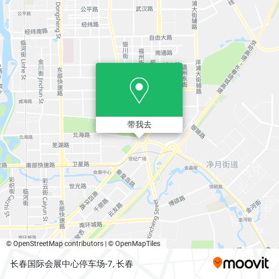 长春国际会展中心停车场-7地图