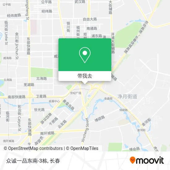 众诚一品东南-3栋地图