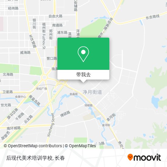 后现代美术培训学校地图