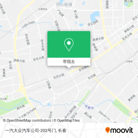 一汽大众汽车公司-202号门地图