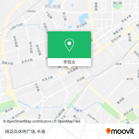 桃花岛休闲广场地图