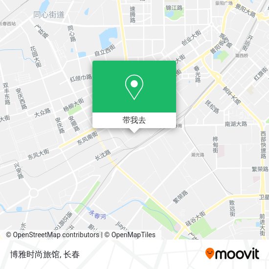 博雅时尚旅馆地图