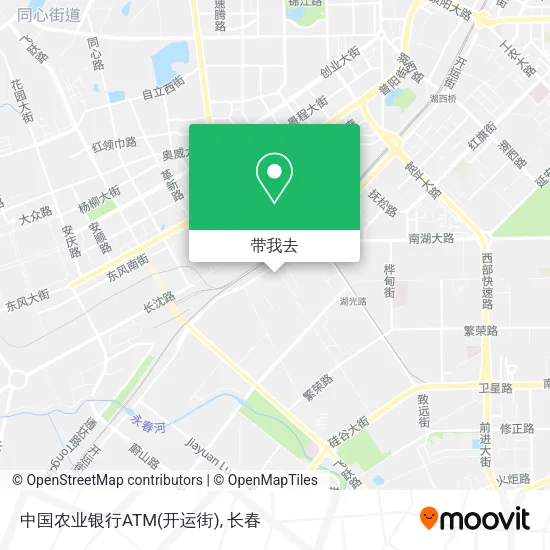 中国农业银行ATM(开运街)地图
