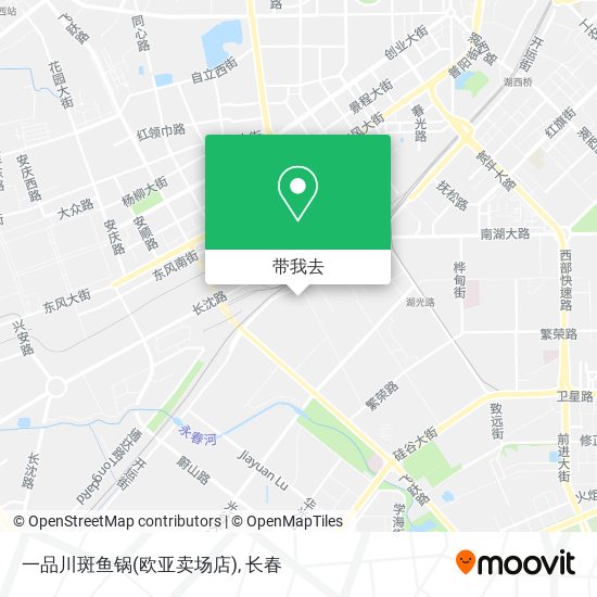 一品川斑鱼锅(欧亚卖场店)地图