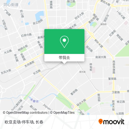 欧亚卖场-停车场地图