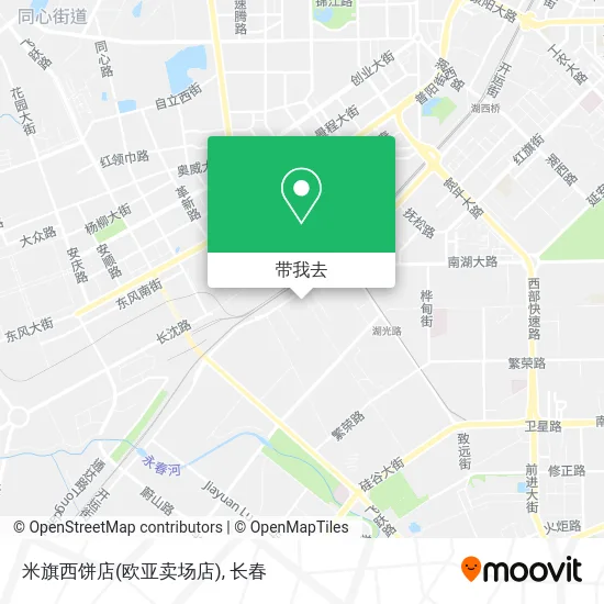 米旗西饼店(欧亚卖场店)地图