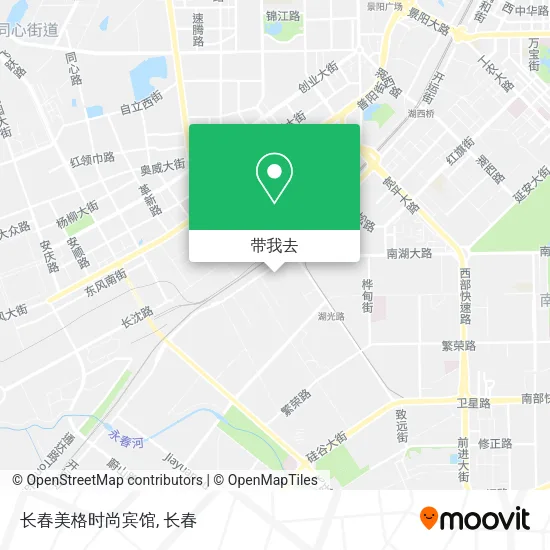 长春美格时尚宾馆地图